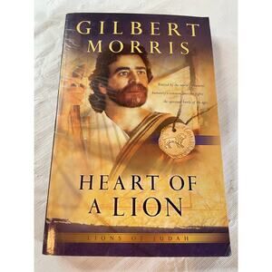 HEART OF A LION Book Gilbert Morris GUC Christian Lions of Judah